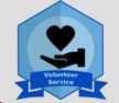 The volunteer badge logo.