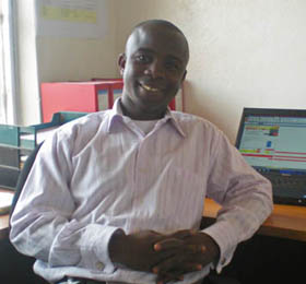 Pictured is international M.B.A. alum Alphonse Tounkara from Guinea, West Africa. | Photo submitted by Tounkara
