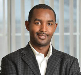 Pictured is 2012 M.B.A. alumnus and Ugandan native Bosco Muyango, founder of Mutete HIV/AIDS Foundation. | Photo by Jim Judkis