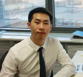 Pictured is Munkhdelger Tsedenbal, a 2014 M.B.A. alumnus and market risk analyst for XacBank in Mongolia. | Photo submitted by Tsedenbal