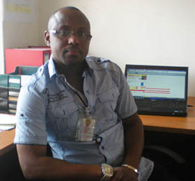 Pictured is international M.B.A. alumnus Pierre Dominique Traore from Guinea, West Africa. | Photo submitted by Traore