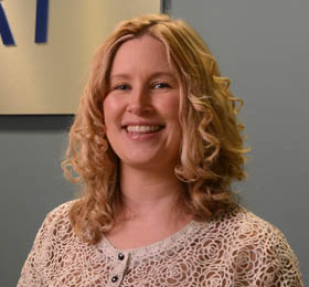 Pictured is 2014 M.B.A. on-site graduate Shannon Gregg, director of sales operations for ERT. | Photo by Jim Judkis 