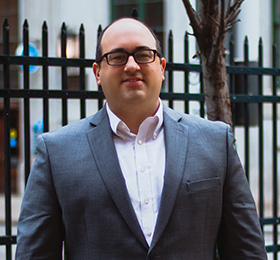 Pictured is MBA alumnus Michael Gartland. Photo by Grace Ruiz