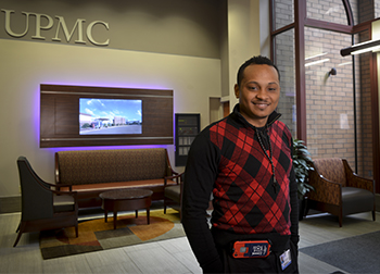 Pictured is M.A. organizational leadership alumnus Mychael Lee.