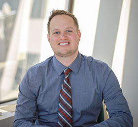 Pictured is MBA alumnus Bryan Turner. Photo by Emilee Fails.