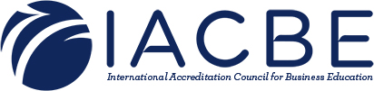 Pictured is the IACBE logo.