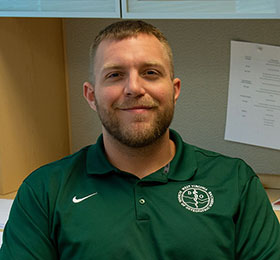 Pictured is MBA alumnus Michael Banks. Photo by Brandy Richey.