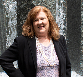 Pictured is M.B.A. alumna Rebecca Norton. Photo by Brandy Richey.