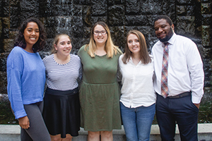 Pictured are the officers of the Student Human Resources Association. Photo by Marissa Johnson