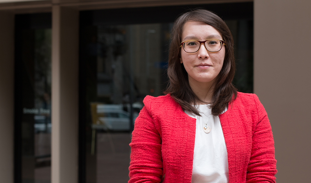 Pictured is MBA alumna Gulsara Shingozhina. Photo by Victoria A. Mikula