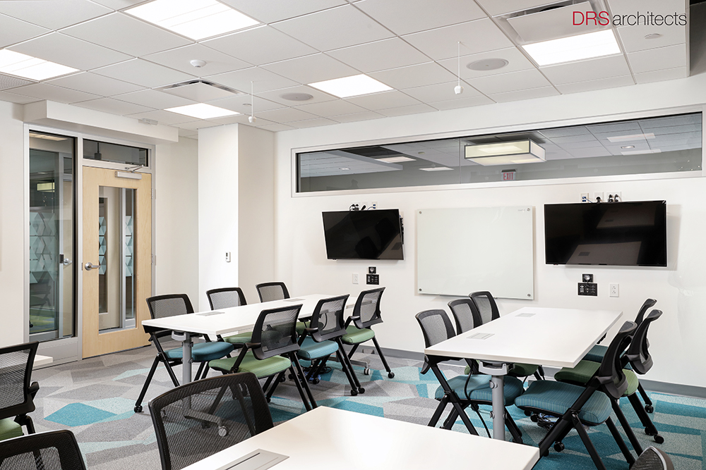 Pictured is a classroom in the Michael P. Pitterich Sales & Innovation Center.