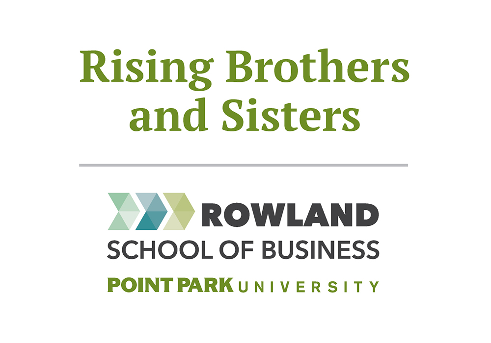 Pictured is the Rising Brothers and Sisters logo. 