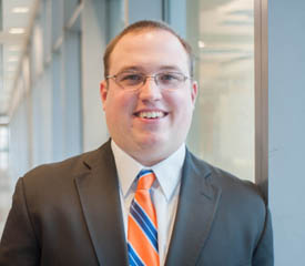 Pictured is accelerated business alumnus Brock Masters, operations manager for PNC. | Photo by Chris Rolinson