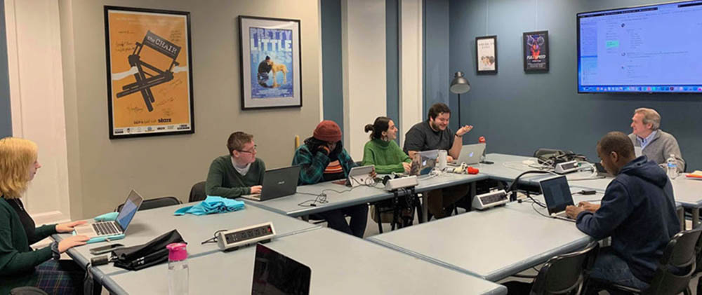 The writer's room on campus. 
