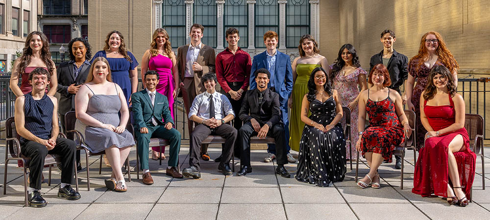The Class of 2027 musical theatre seniors. Photo | Paul Koontz. 