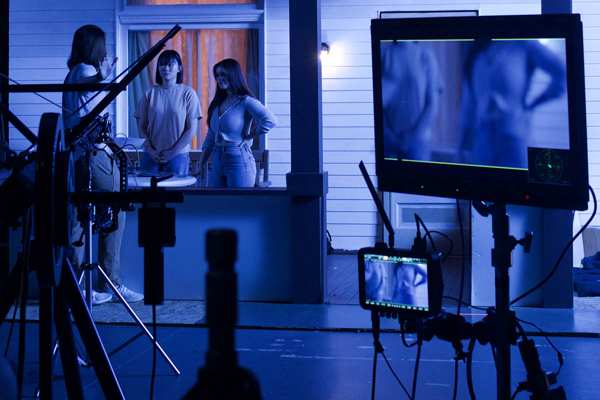 A scene from a student production. 