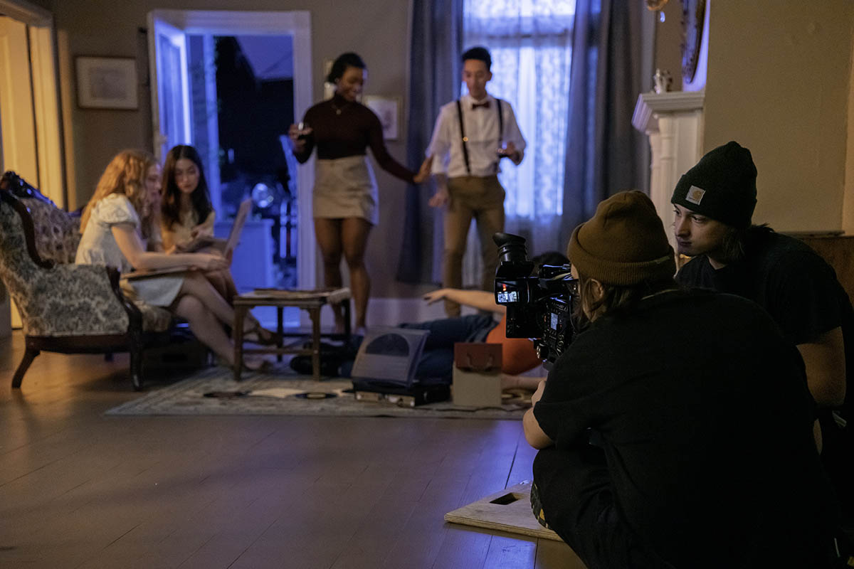 A scene from a student production. 