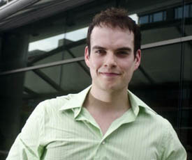 Pictured is COPA alumnus Jordan Grubb.