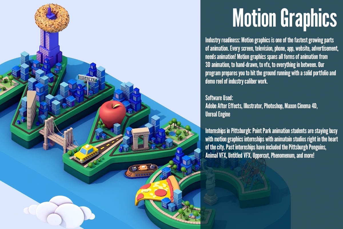An animation by a Point Park student. 