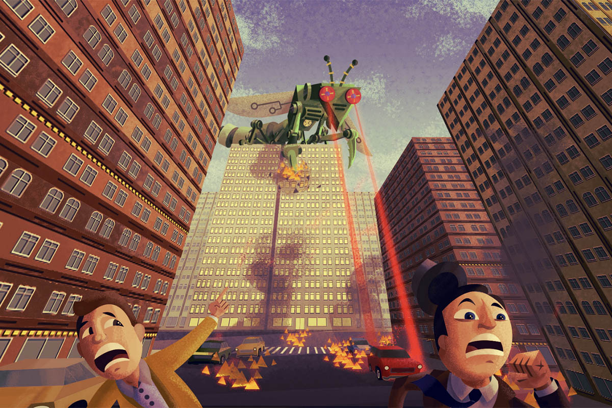 An animation by a Point Park student. 