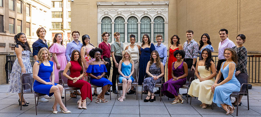 Point Park University senior musical theatre majors. Photo | Paul Koontz