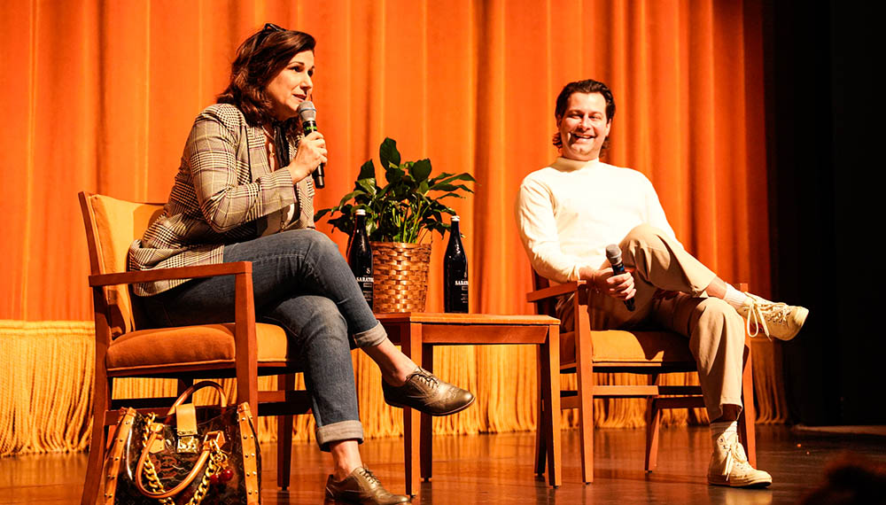 Pictured is Stephanie J. Block, a Tony, Drama Desk and Outer Critics Circle Award-winner at Point Park University.