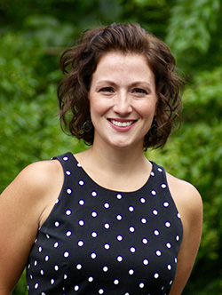 Pictured is Tara Abbott, Ph.D., visiting assistant professor of education.