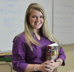 Pictured is Phylicia Joy, a Point Park secondary education alumna and high school math teacher. | Photo by Jim Judkis