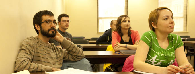 Pictured are Point Park students in an education class.