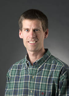 Pictured is Matthew Opdyke, Ph.D., associate professor of environmental studies.