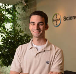 Pictured is William Schuk, an electrical engineering technology student who interned for Bayer Corporation. | Photo by Jim Judkis