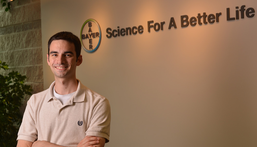 Pictured is engineering technology alumnus William Schuk. Photo by Jim Judkis
