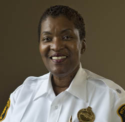 Pictured is criminal justice administration alumna and Assistant Chief of Pittsburgh Police Maurita Bryant.