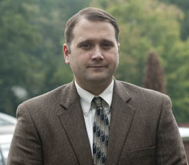 Pictured is MSEM alumnus Graham Ferry.