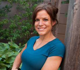 Pictured is Melissa Bender, psychology alumna, occupational therapist, yoga instructor and fitness blogger. | Photo by Chris Rolinson
