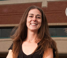 Pictured is civil engineering technology alumna Nicole Perry.