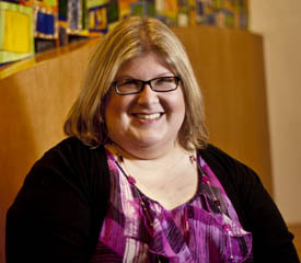 Pictured is psychology alumna Veronika Panagiotou.