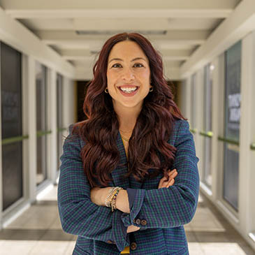 Pictured is School of Communication Assistant Professor Jenna Lo Castro.