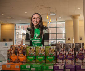 Pictured is School of Communication alumna Gina Pennline.