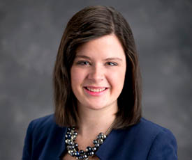Pictured is School of Communication alumna Kelsie Metzgar.