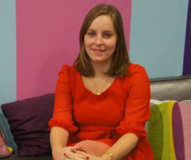 Pictured is School of Communication alumna Mallory Laporte.