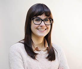 Pictured is School of Communication alumna Marina Weis.