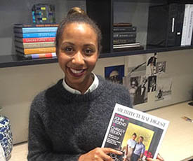 Pictured is School of Communication alumna Shay Myrick.