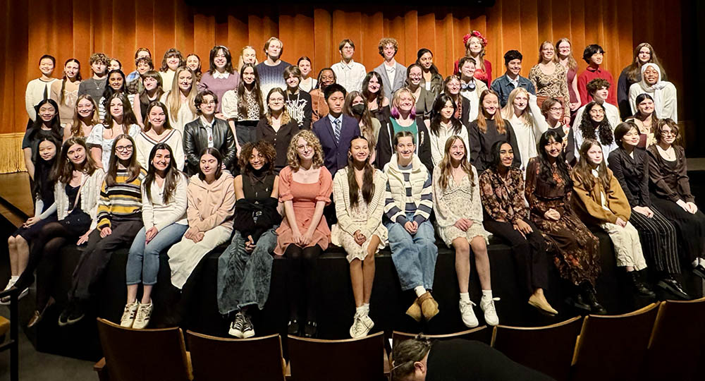 A photo from the 2025 Scholastic Writing Awards.