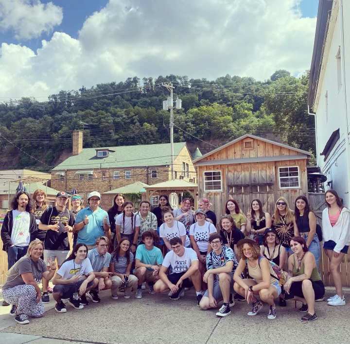 Pictured are Honors Program students during the Fall 2022 Welcome Weekend.