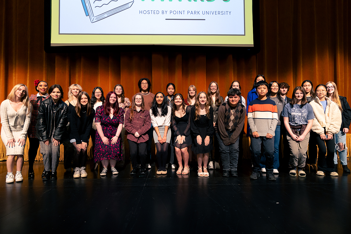 Pictured are Silver Key winners. Photo by Ethan Stoner.