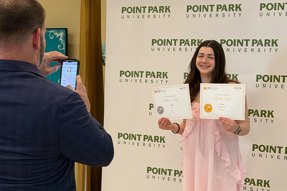Photos from the Scholastic Writing Awards at Point Park University in 2026.