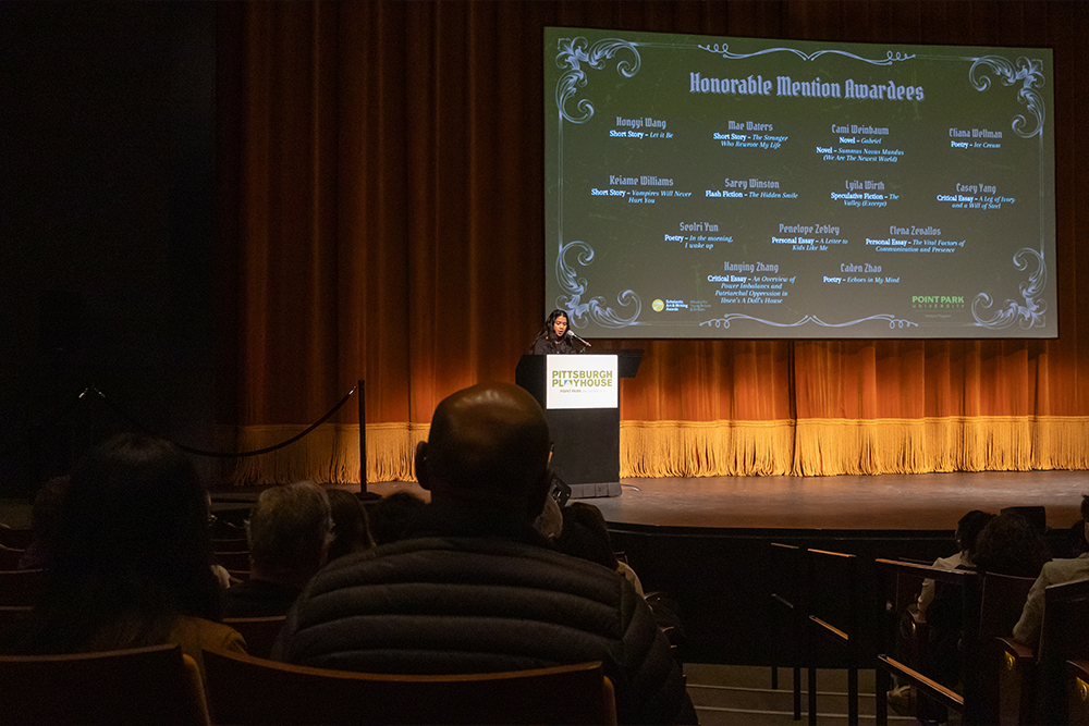 Photos from the Scholastic Writing Awards at Point Park University in 2026.