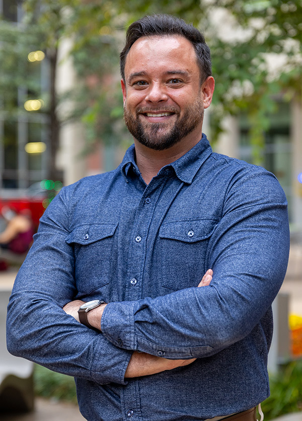 Portrait of Kevin McCullough in Village Park