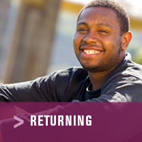 An image of a Point Park student for users to click on to learn more about returning to complete an undergraduate degree at Point Park.